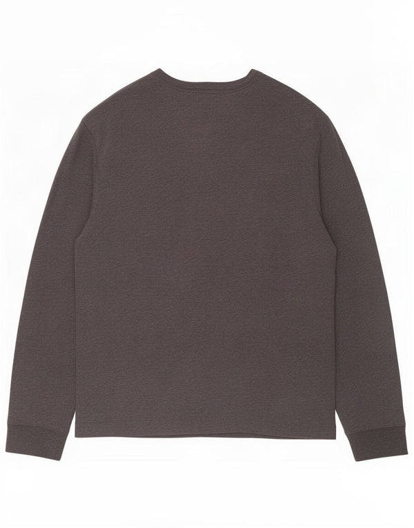 Gap Mens Top Long Sleeve Medium Grey Cotton