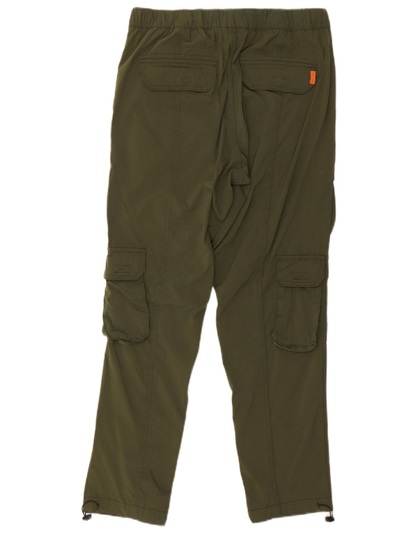Jack & Jones Mens Straight Cargo Trousers Medium W30 L27 Khaki Nylon