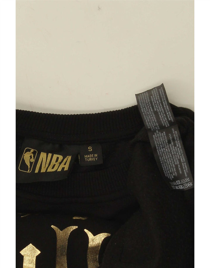 NBA Mens Chicago Bulls Graphic Sweatshirt Jumper Small Black Cotton