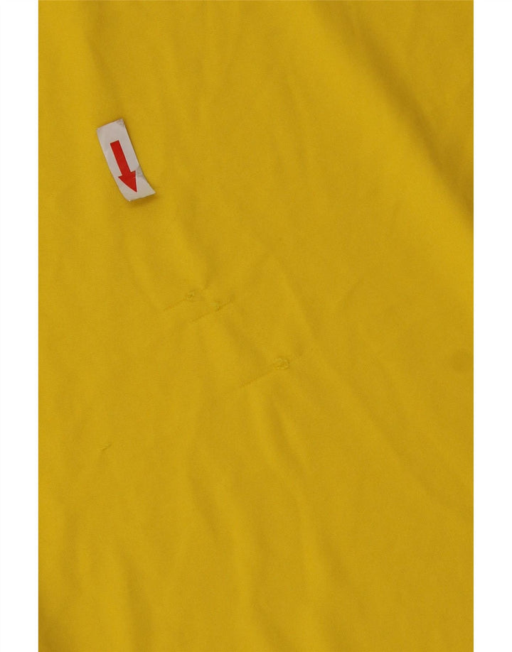Nike Mens Brasil T-Shirt Top Large Yellow Polyester
