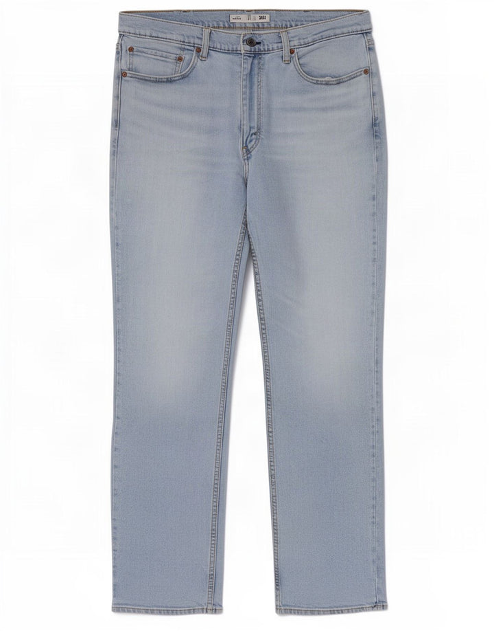 Levi's Mens 514 Straight Jeans W38 L32 Blue Cotton
