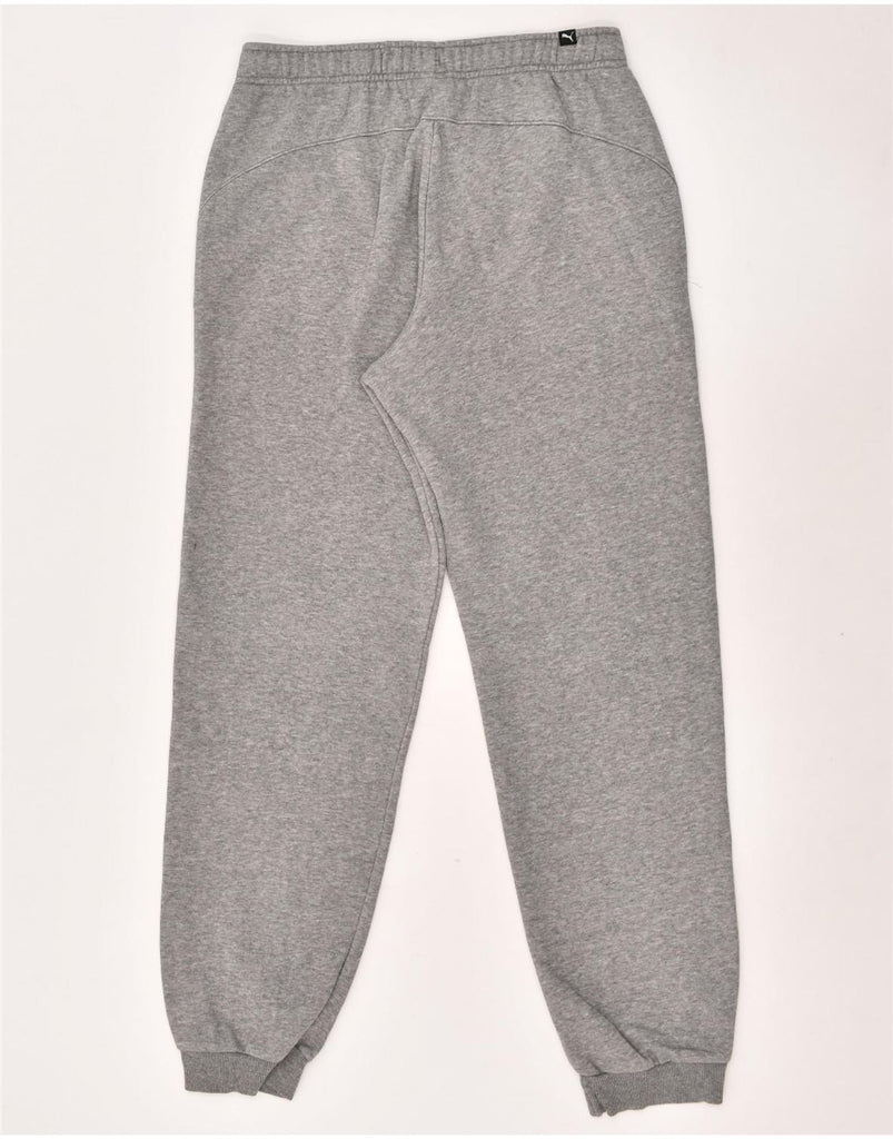 PUMA Mens Tracksuit Trousers Joggers Small Grey Cotton | Vintage Puma | Thrift | Second-Hand Puma | Used Clothing | Messina Hembry 