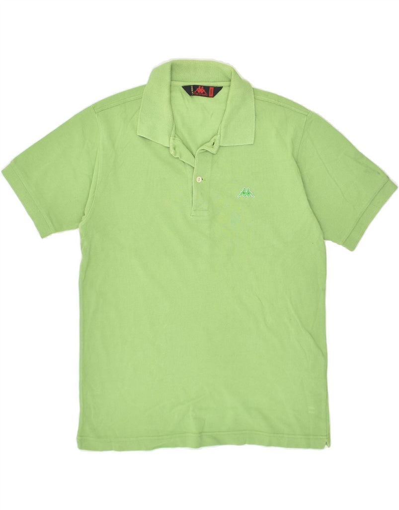 KAPPA Mens Polo Shirt Small Green Cotton | Vintage Kappa | Thrift | Second-Hand Kappa | Used Clothing | Messina Hembry 