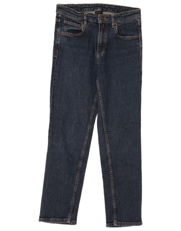 Massimo Dutti Womens Slim Jeans EU 38 Small W28 L26 Navy Blue