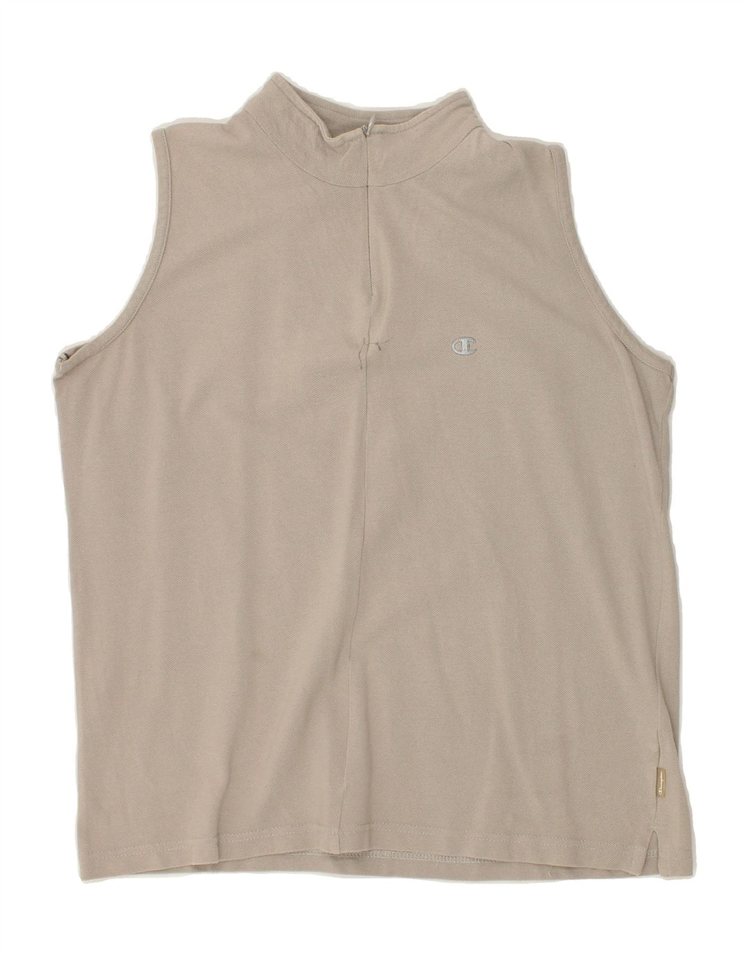 CHAMPION Womens Vest Top UK 18 XL Grey Cotton | Vintage Champion | Thrift | Second-Hand Champion | Used Clothing | Messina Hembry 