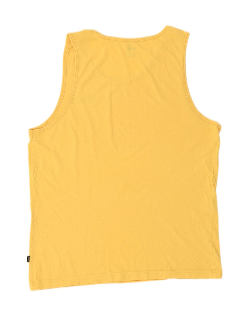 PUMA Mens Vest Top Medium Yellow Vintage Puma and Second-Hand Puma from Messina Hembry 