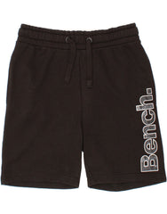 BENCH Mens Graphic Sport Shorts Medium Black