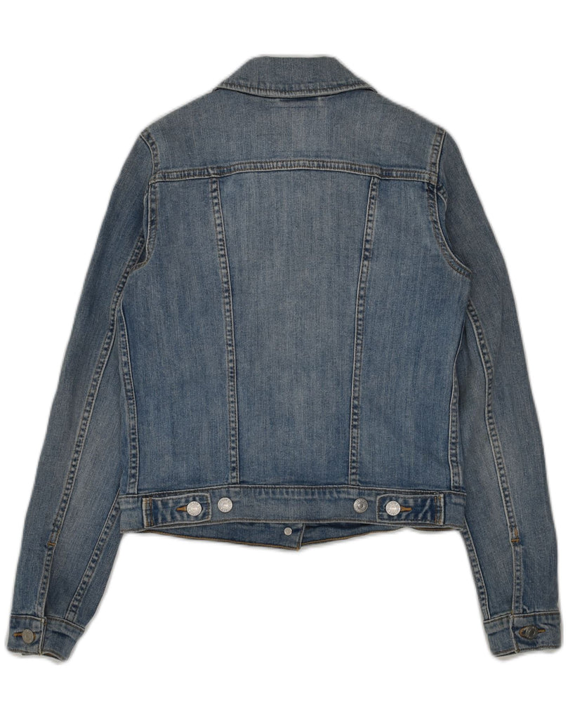 LEVI'S Womens Denim Jacket UK 4 XS Blue Cotton | Vintage Levi's | Thrift | Second-Hand Levi's | Used Clothing | Messina Hembry 