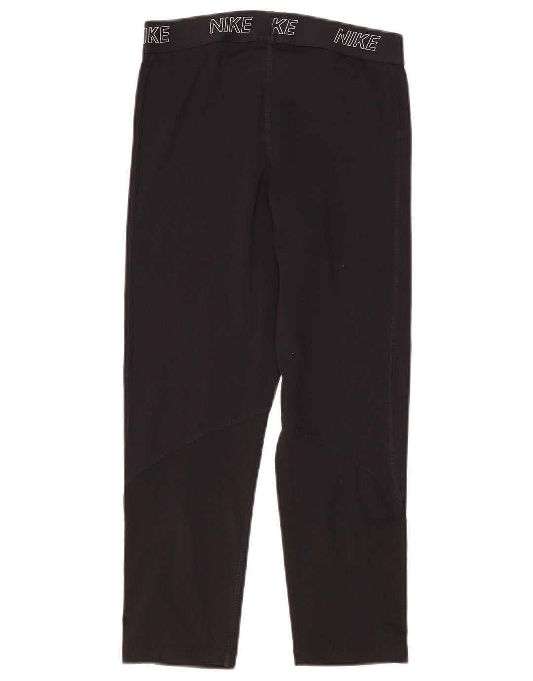 Nike Womens Dri Fit Graphic Capri Leggings UK 12 Medium Black