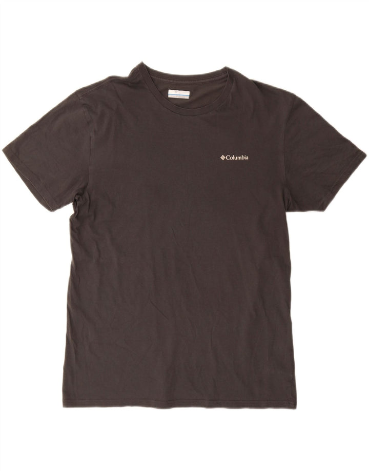 Columbia Mens Graphic T-Shirt Top Large Grey Cotton