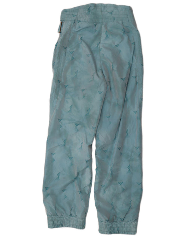 Emmegi Womens Joggers Ski Trousers UK 12 Medium Blue Geometric Polyamide
