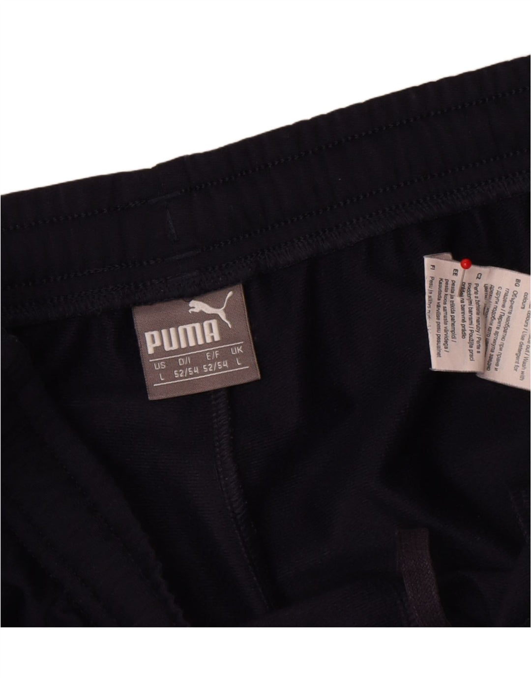 Puma Mens Tracksuit Trousers Joggers Large  Navy Blue Polyester
