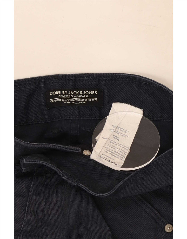 Jack & Jones Mens Bermuda Shorts Small W29 Navy Blue