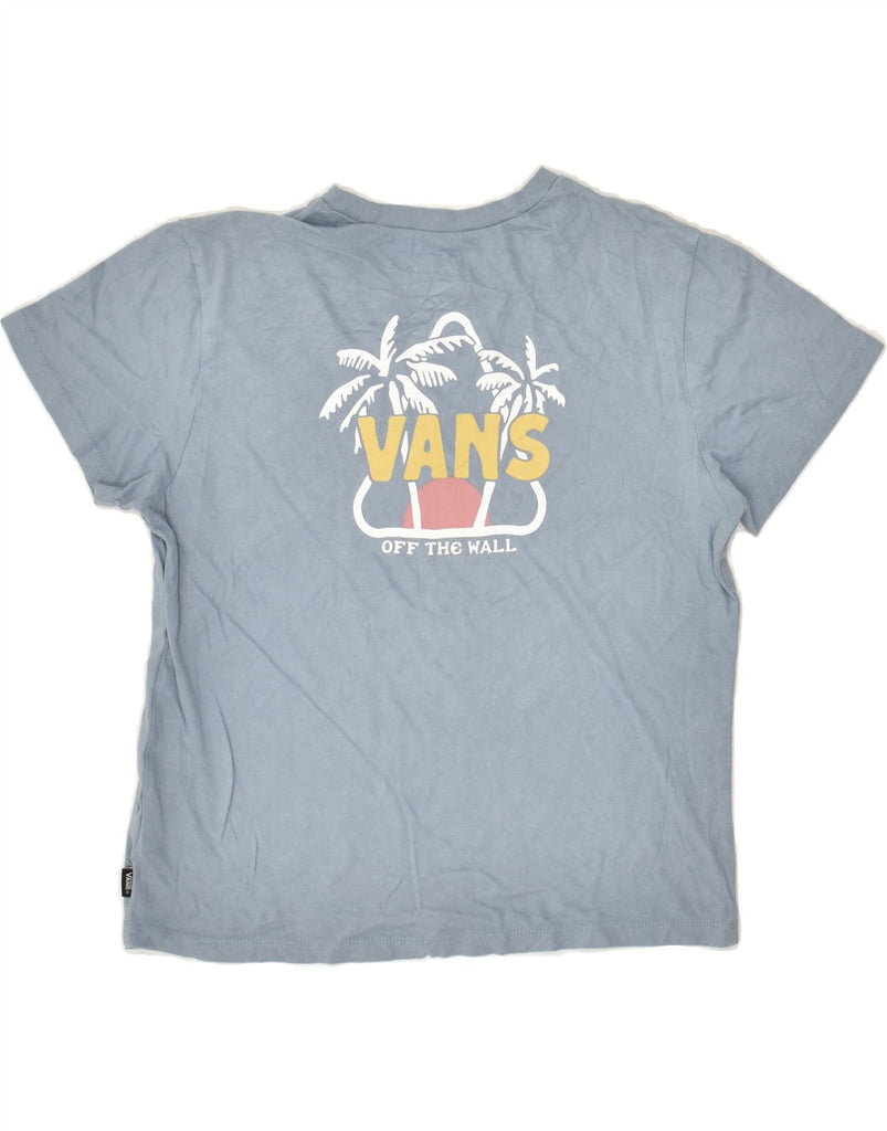 VANS Boys Graphic T-Shirt Top 15-16 Years XL  Blue Cotton | Vintage Vans | Thrift | Second-Hand Vans | Used Clothing | Messina Hembry 