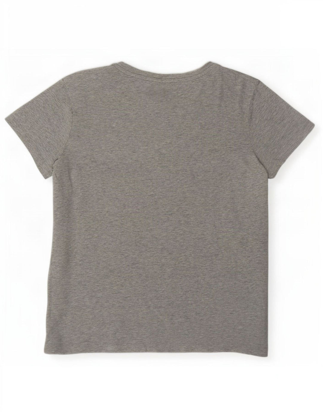 Puma Womens Graphic T-Shirt Top UK 14 Medium Grey Flecked Cotton