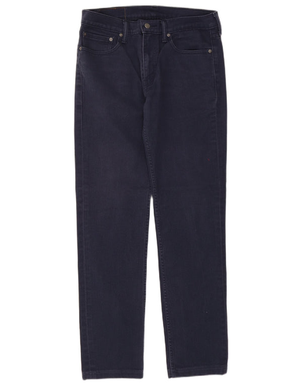 Levi's Mens 511 Slim Jeans W32 L32 Navy Blue Cotton