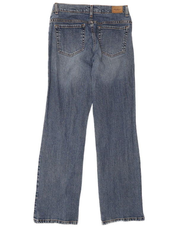 Eddie Bauer Womens Bootcut Jeans US 8 Medium W28 L32 Blue Cotton