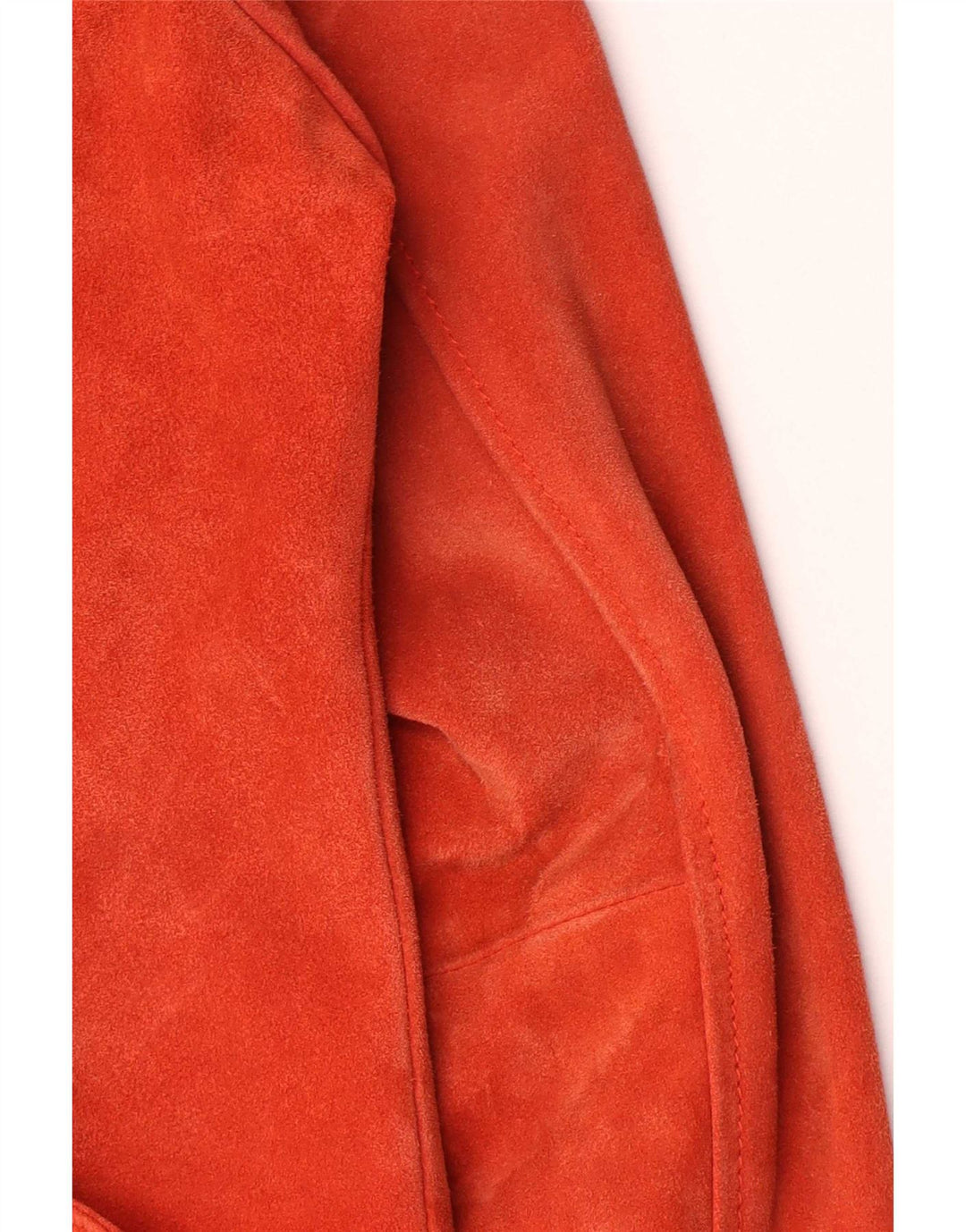 Topshop Womens Suede Biker Jacket UK 16 Large Pink Leather