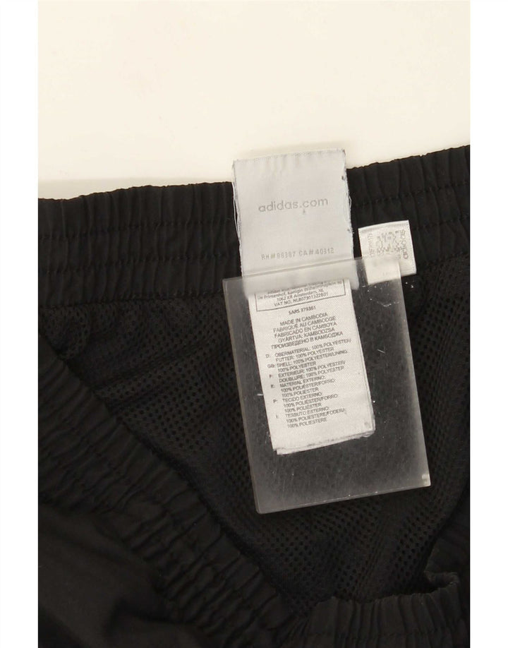 Adidas Mens Tracksuit Trousers Joggers Large Black Polyester