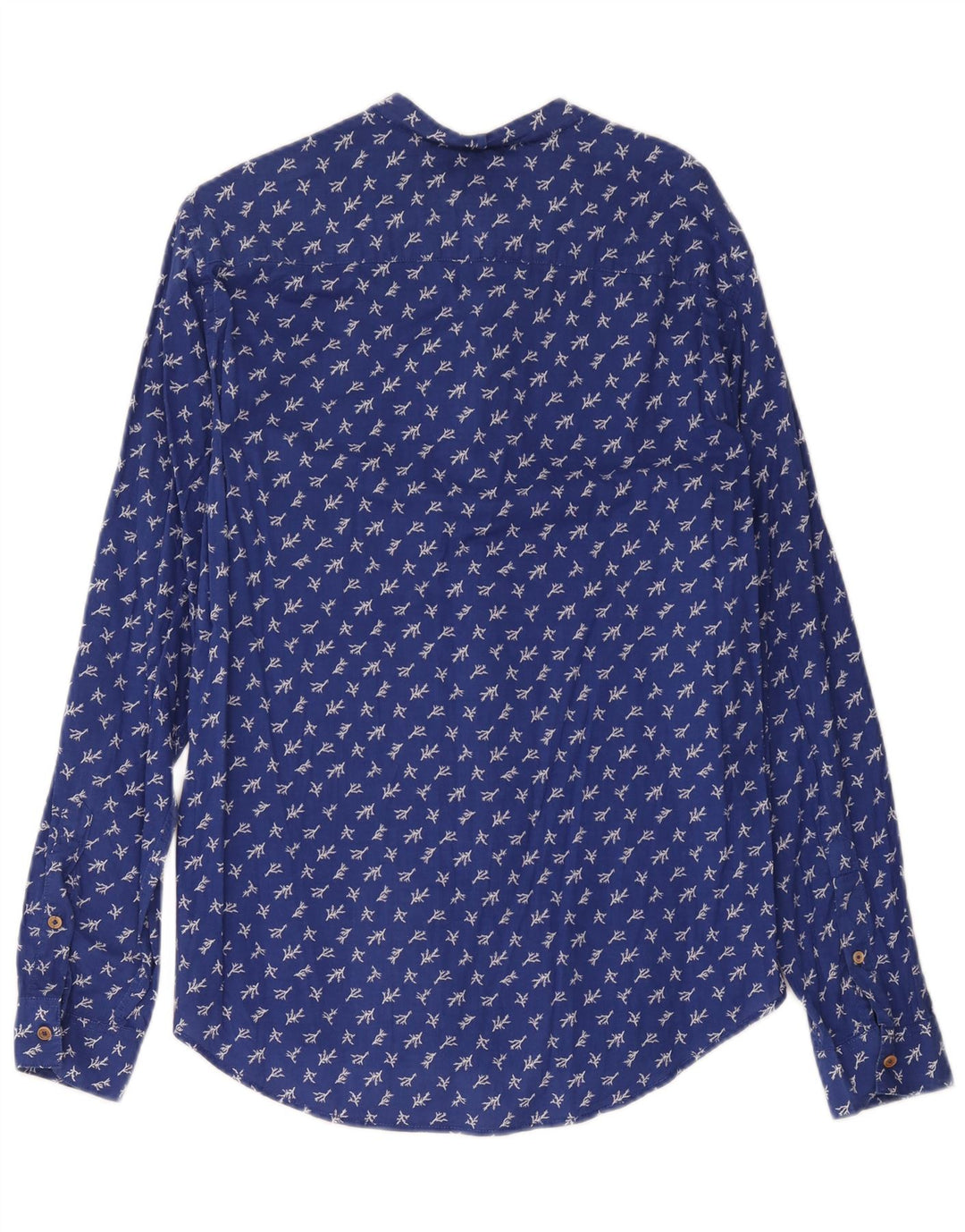 Benetton Mens Shirt XS Blue Floral