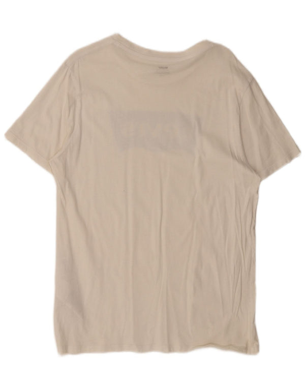 Levi's Mens Graphic T-Shirt Top Large White Cotton