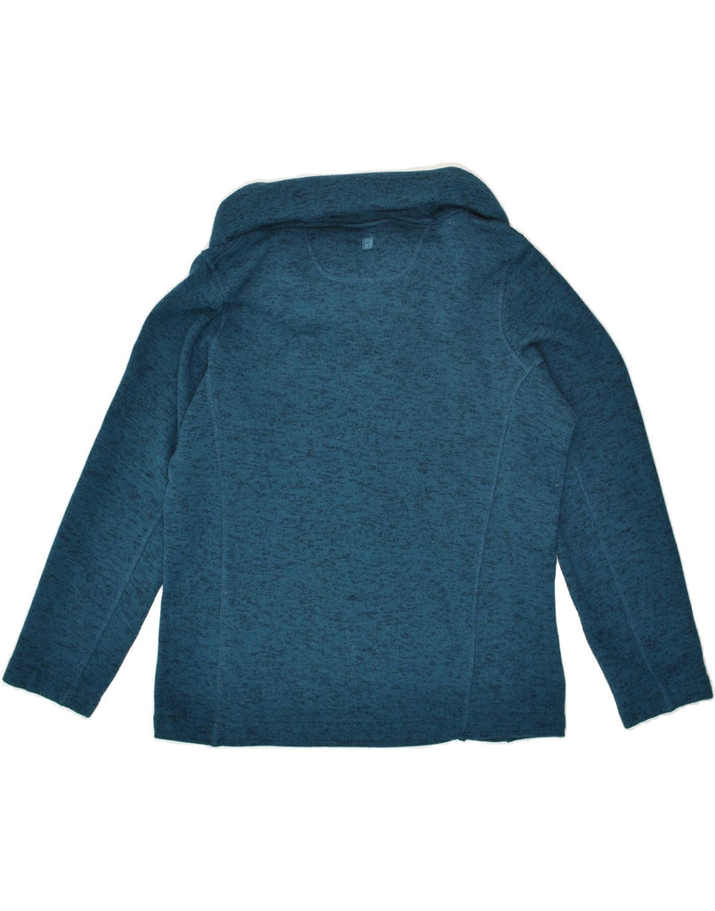 MOUNTAIN WAREHOUSE Womens Roll Neck Sweatshirt Jumper UK 12 Medium Blue | Vintage Mountain Warehouse | Thrift | Second-Hand Mountain Warehouse | Used Clothing | Messina Hembry 