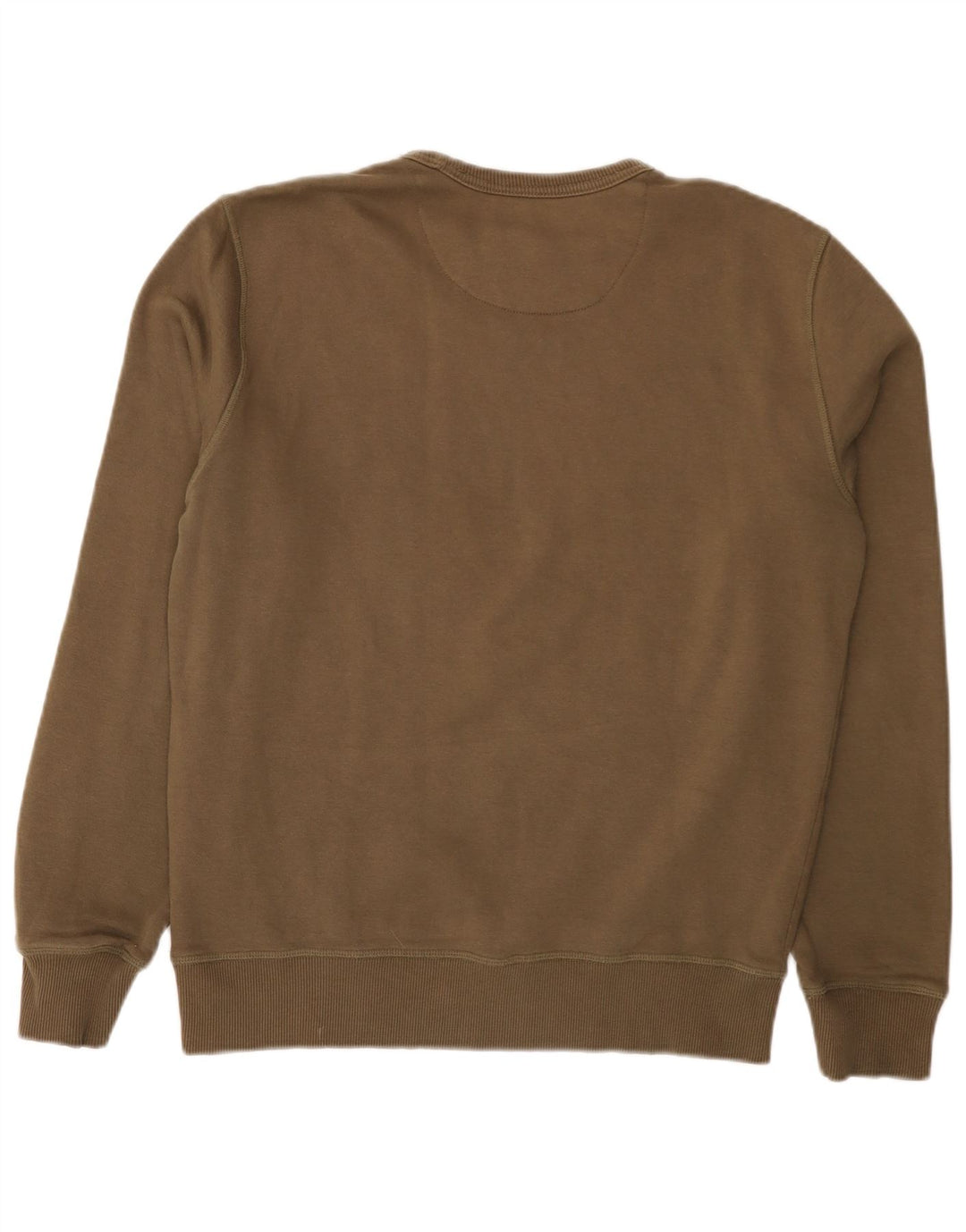 French Connection Mens Sweatshirt Jumper Large Khaki Cotton