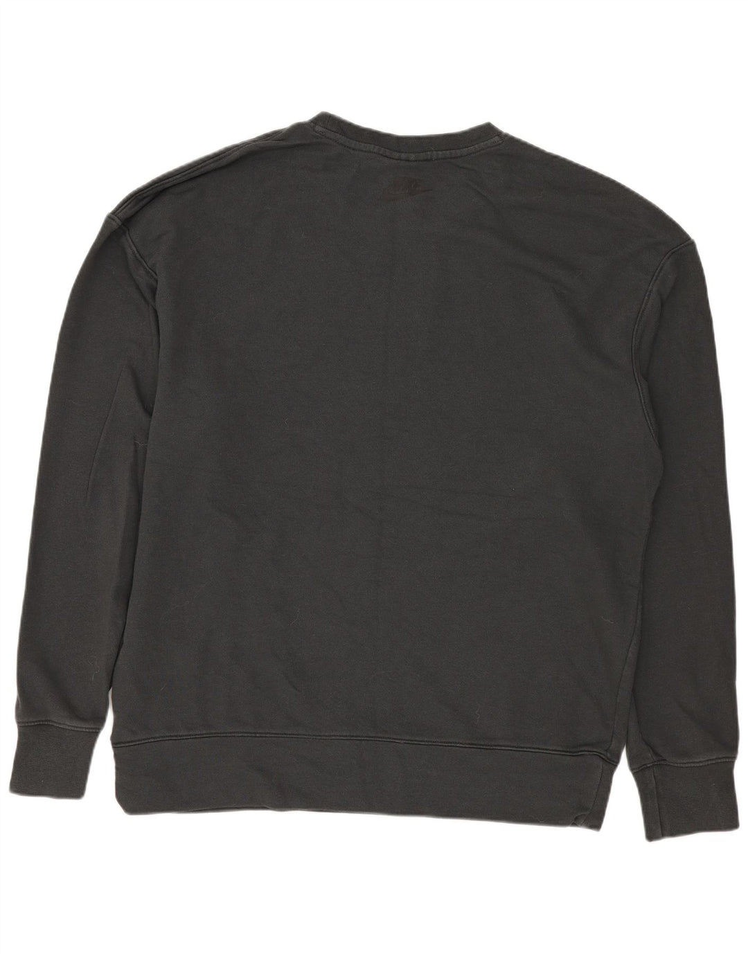 NIKE Mens Graphic Sweatshirt Jumper Medium Grey Cotton