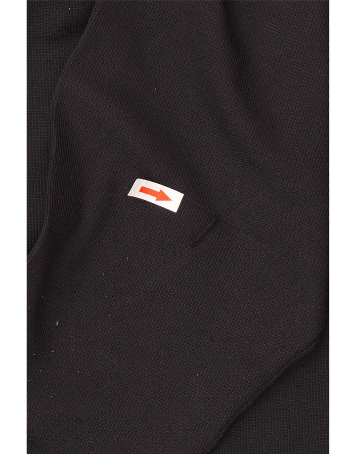 Jordan Mens Graphic Top Long Sleeve UK 42/44 Large Black Polyester