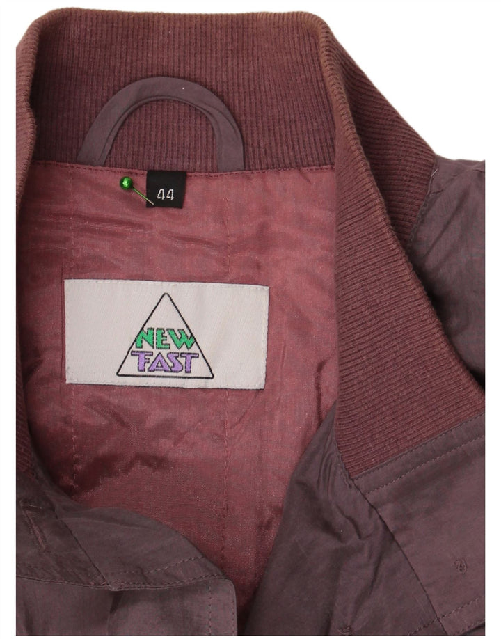 New Fast Womens Oversized Bomber Jacket EU 44 XL Purple