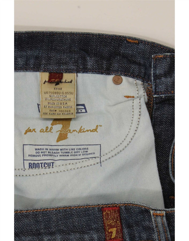 7 For All Mankind Womens Bootcut Jeans W29 L32 Blue Cotton