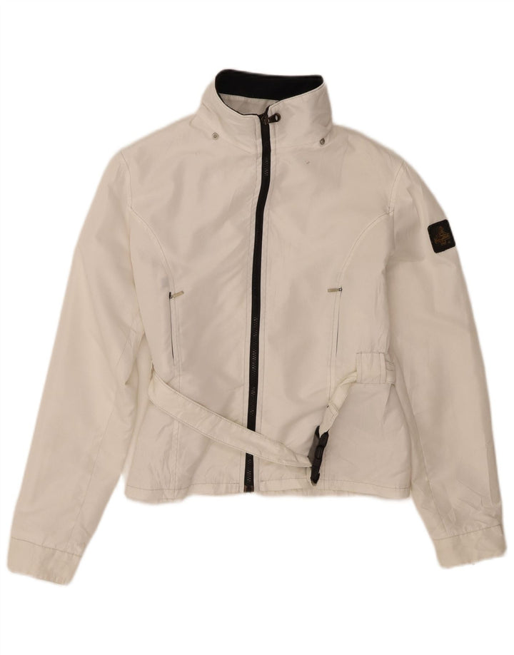 REFRIGIWEAR Womens Rain Jacket UK 16 Large White Polyamide