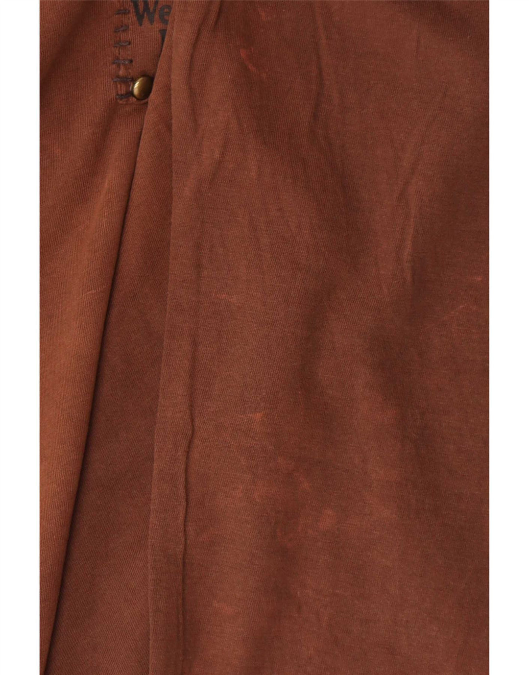 Bromfield Mens Top Long Sleeve 2XL Brown Cotton