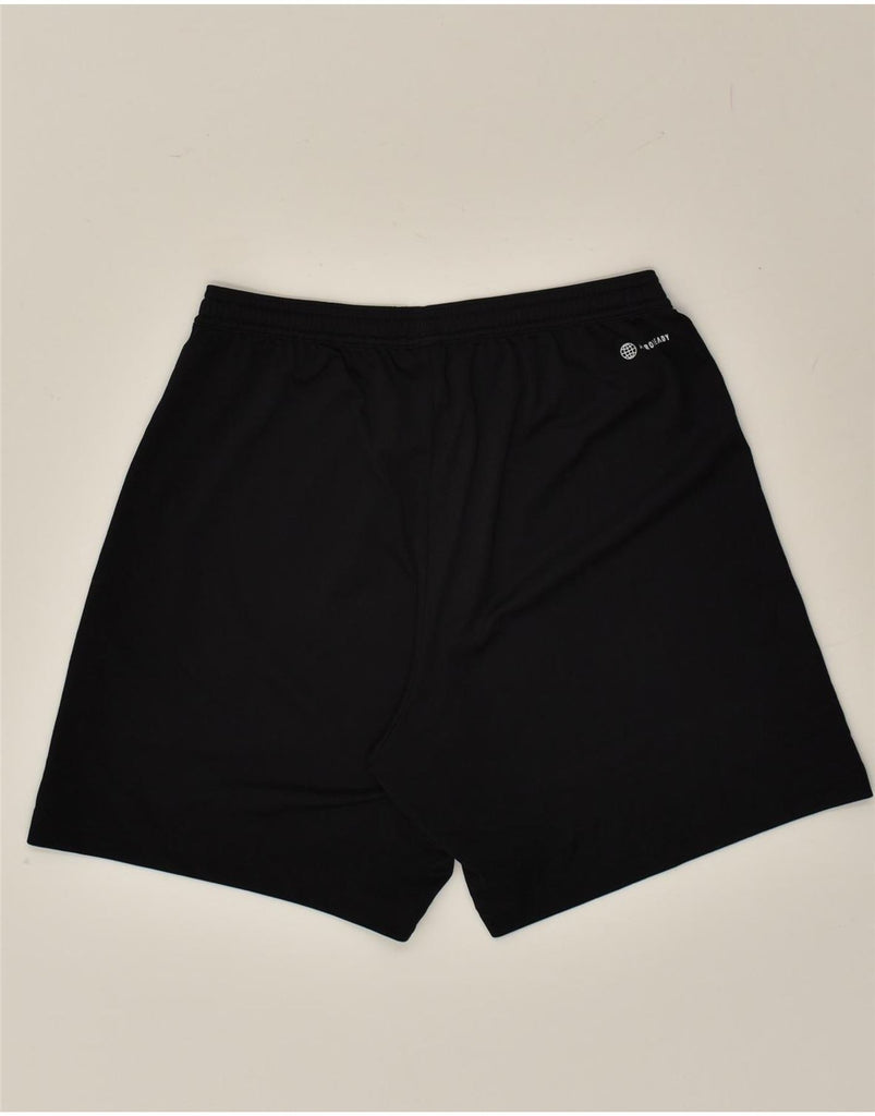 ADIDAS Mens Sport Shorts Medium Black Polyester | Vintage Adidas | Thrift | Second-Hand Adidas | Used Clothing | Messina Hembry 