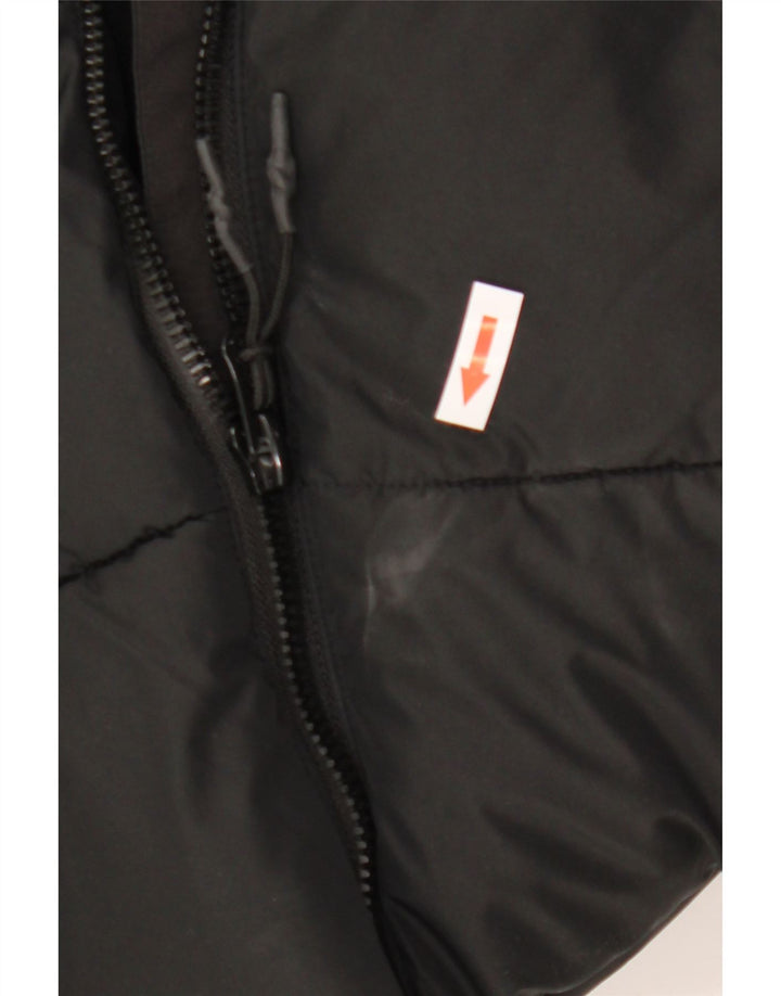 Superdry Mens Padded Jacket UK 44 2XL Black Polyester