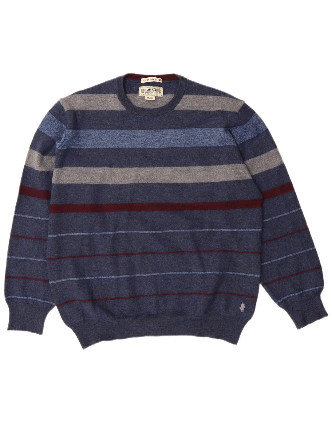 MARLBORO CLASSICS Boys Crew Neck Jumper Sweater 15-16 Years 2XL Blue
