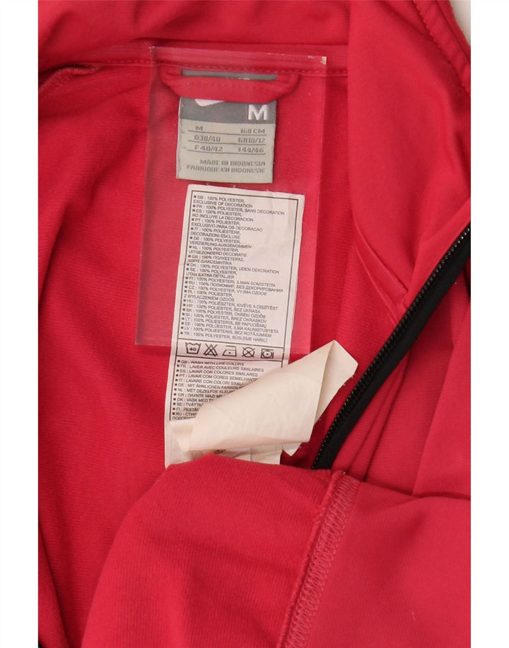 NIKE Womens Tracksuit Top Jacket UK 10/12  Medium Pink Polyester Vintage Nike and Second-Hand Nike from Messina Hembry 