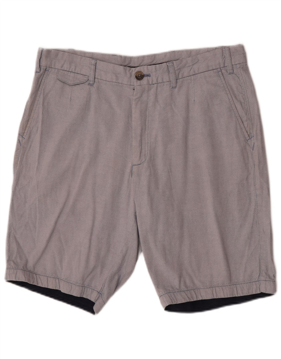 Massimo Dutti Mens Chino Shorts EU 44 Large W34 Blue