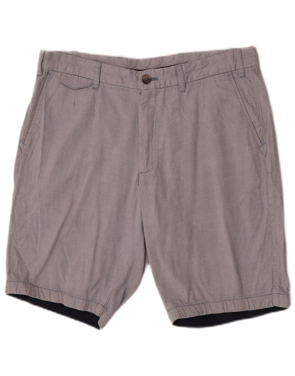 Massimo Dutti Mens Chino Shorts EU 44 Large W34 Blue