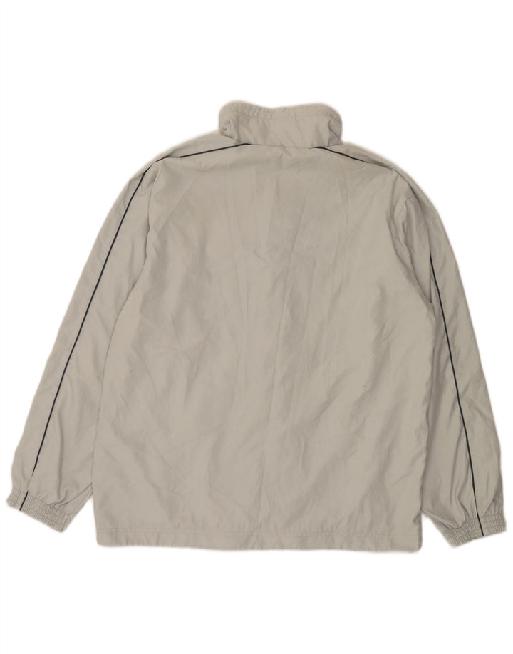 Champion Mens Tracksuit Top Jacket Medium Grey Polyester
