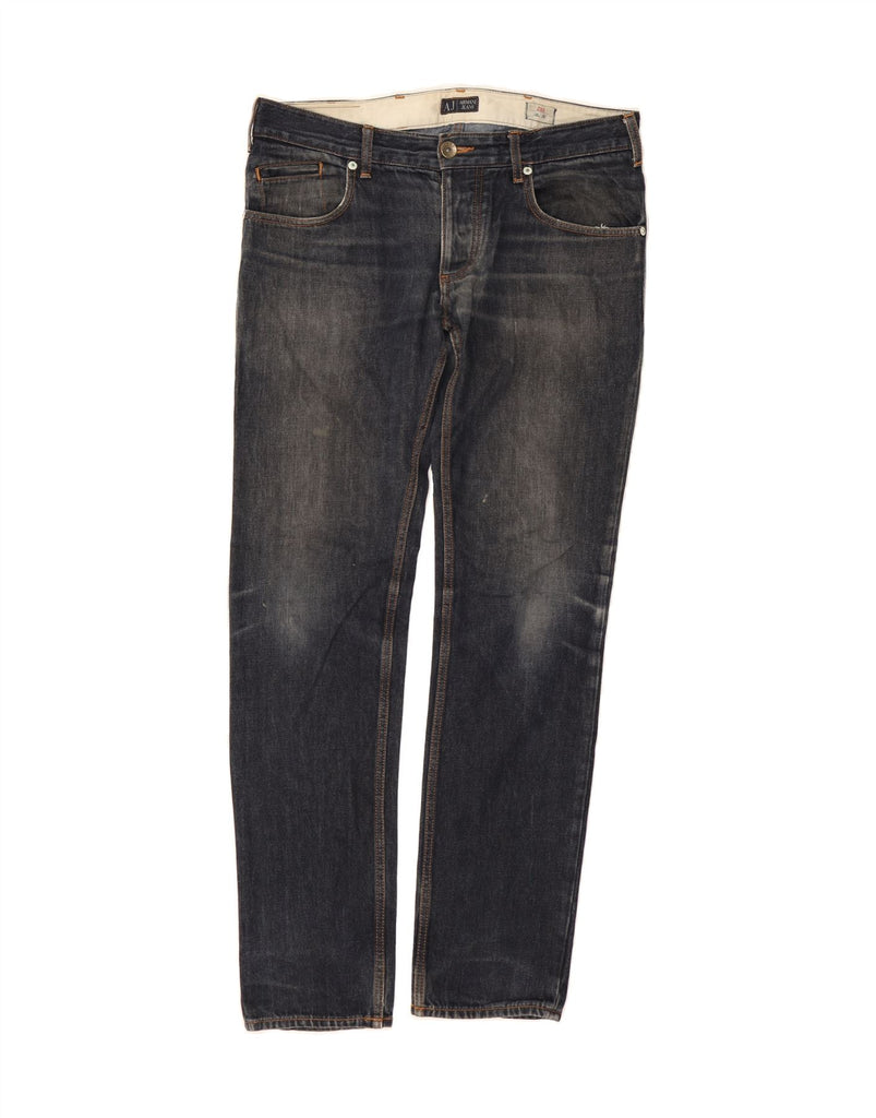 ARMANI Womens Slim Jeans W34 L34  Blue Cotton Vintage Armani and Second-Hand Armani from Messina Hembry 