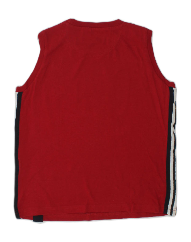 CHAMPION Boys Graphic Vest Top 7-8 Years Small Red Cotton | Vintage Champion | Thrift | Second-Hand Champion | Used Clothing | Messina Hembry 