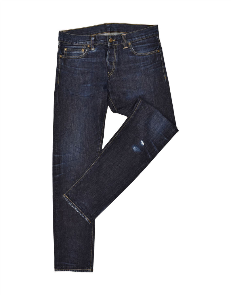 CARHARTT Womens Slim Jeans W30 L32 Navy Blue Cotton | Vintage Carhartt | Thrift | Second-Hand Carhartt | Used Clothing | Messina Hembry 