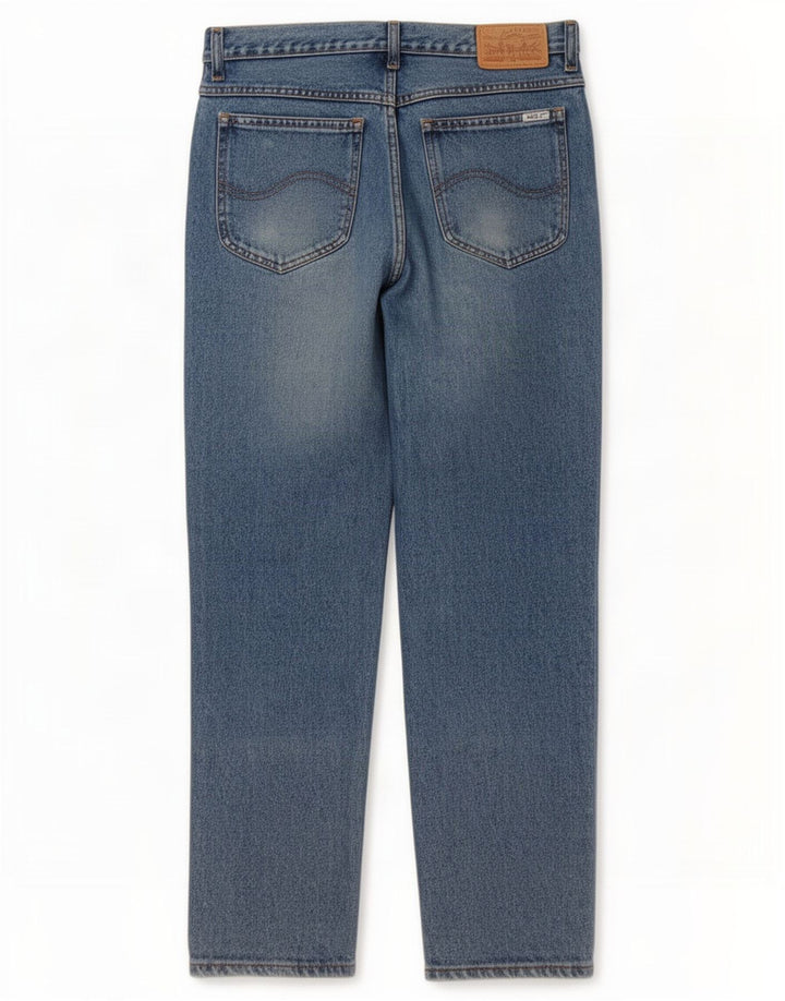 Rifle Mens Tapered Jeans W34 L31 Blue Cotton
