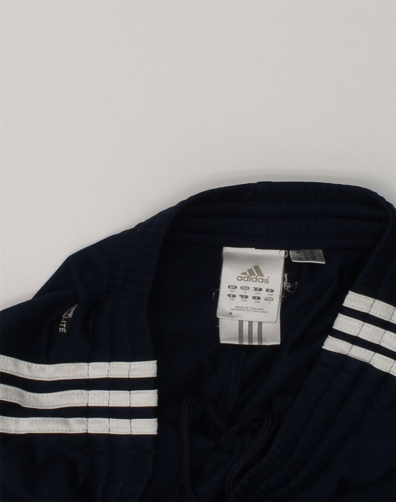 ADIDAS Boys Tracksuit Trousers 9-10 Years Navy Blue | Vintage Adidas | Thrift | Second-Hand Adidas | Used Clothing | Messina Hembry 