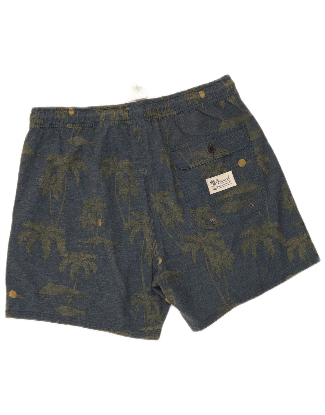 Rip Curl Mens Sport Shorts Medium Grey Floral Cotton