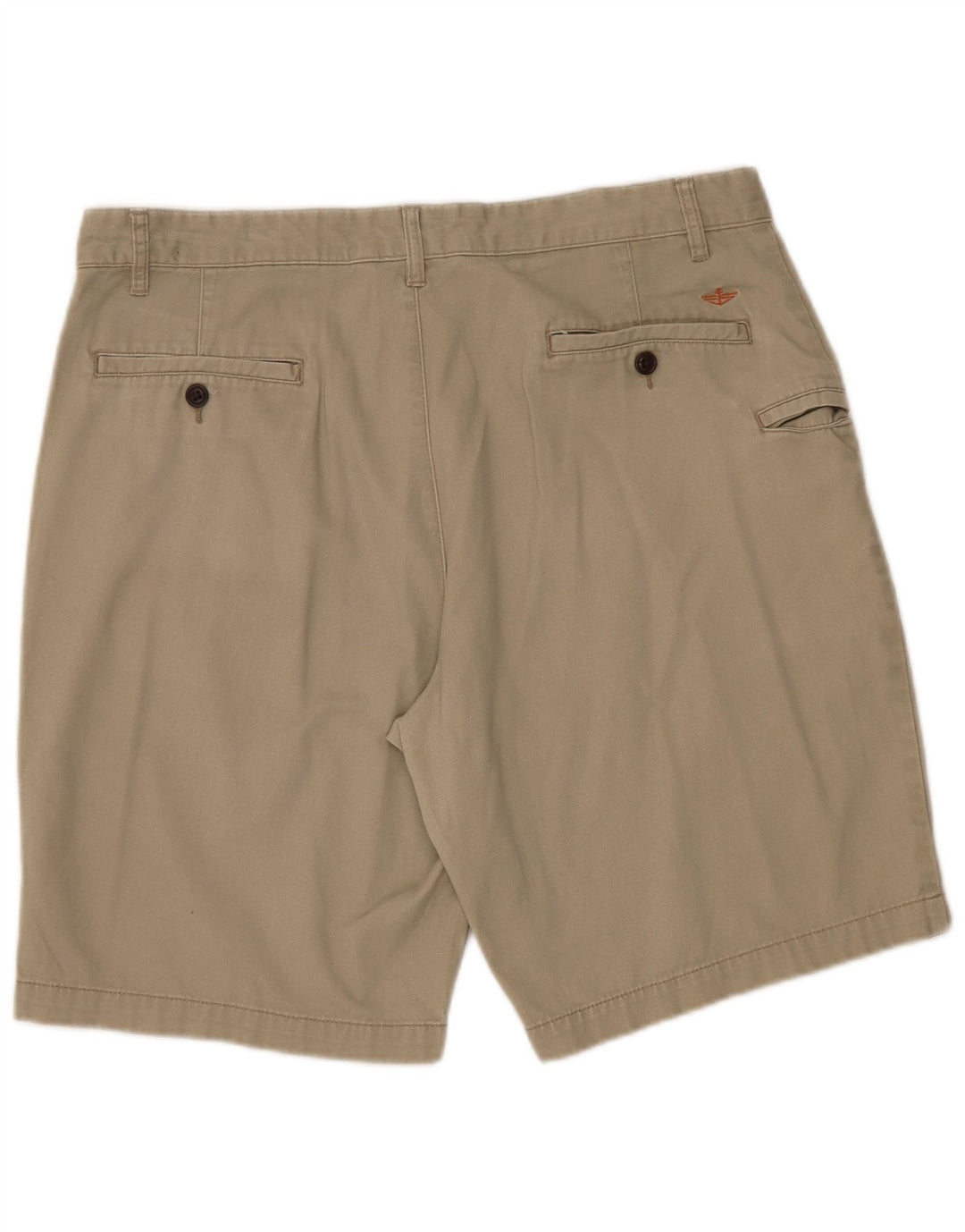Dockers Mens Cargo Shorts W36 Large Khaki Cotton