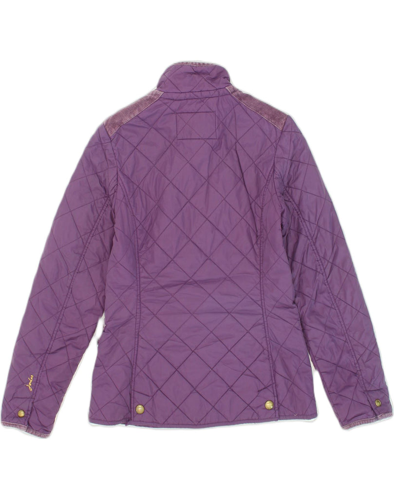 JOULES Womens Quilted Jacket UK 8 Small Purple Polyamide | Vintage Joules | Thrift | Second-Hand Joules | Used Clothing | Messina Hembry 