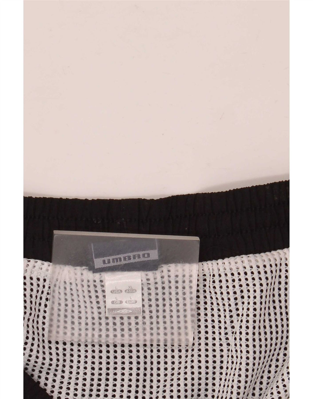 Umbro Mens Sport Shorts Large Black Colourblock