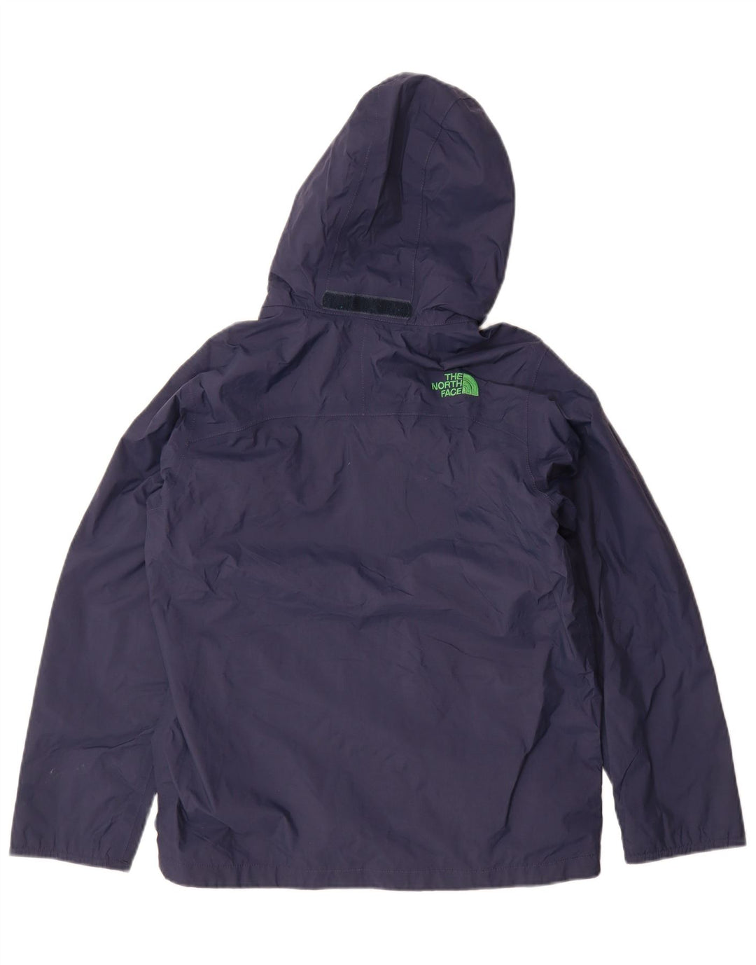 The North Face Boys Hooded Rain Jacket 14-15 Years Large Navy Blue